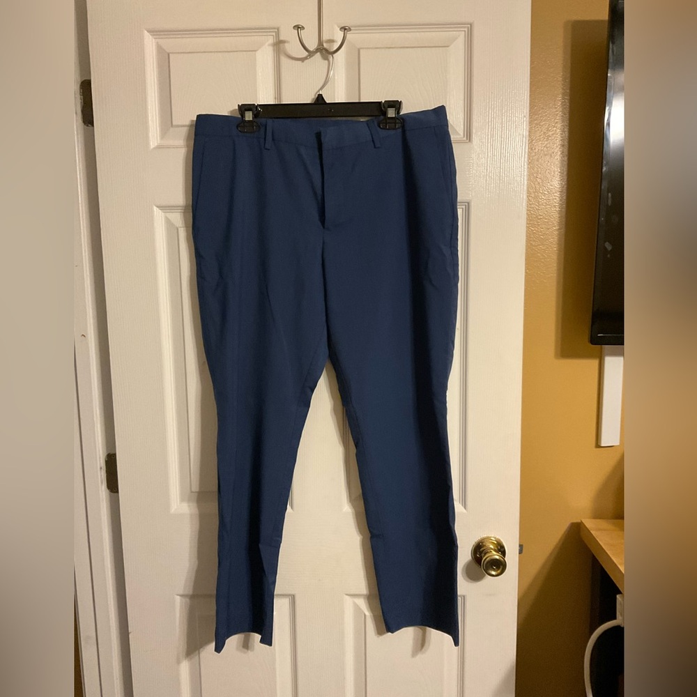 Perry Ellis Men's Navy Blue Dress Pants